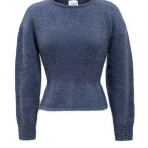 Chriselle Lim Blue Sweater